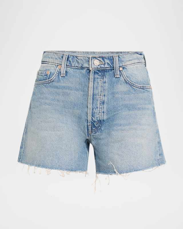 The Skipper Short N Long Fray Denim Shorts